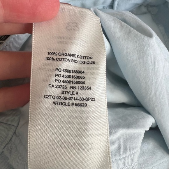 Aritzia Sun•deh Sundays Best Jaden Pant Chino in Lt Blue 6 - Picture 8 of 13